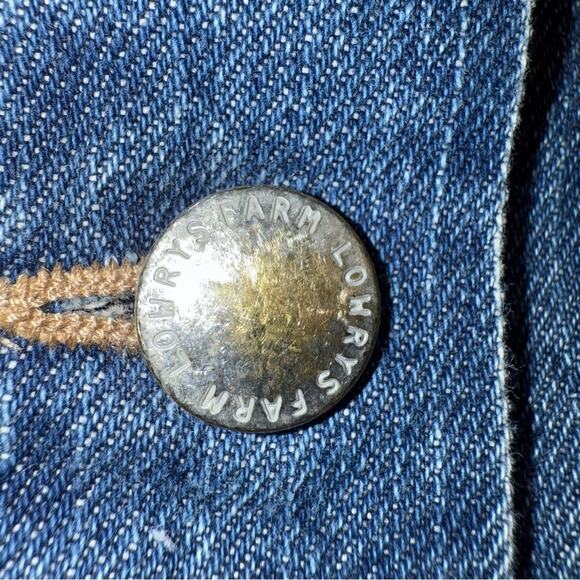 Lowrys Farm NEW Denim Overall Button Front Dress / Skirt Size Medium - Picture 5 of 8